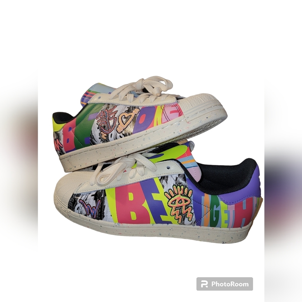 Kris Andrew "PRIDE EDITION " Adidas Superstar (Unisex Shoe sizes)